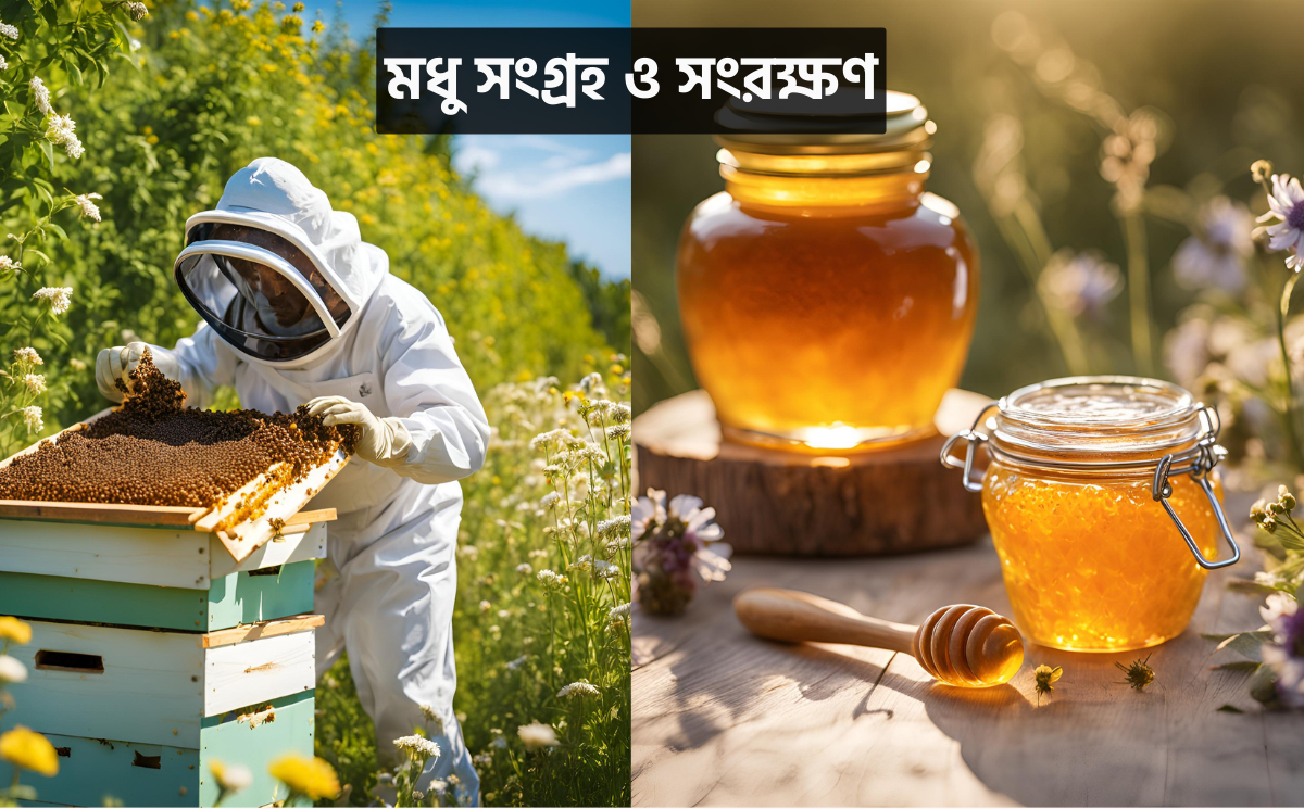 মধু সংগ্রহ ও সংরক্ষণ